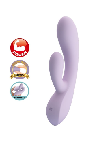 PRETTY LOVE - ROSOLYN VIBRADOR RABBIT 10 VIBRACIONES MORADO