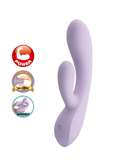 PRETTY LOVE - ROSOLYN VIBRADOR RABBIT 10 VIBRACIONES MORADO