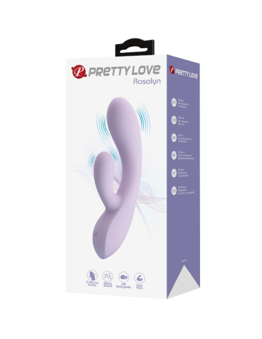 PRETTY LOVE - ROSOLYN VIBRADOR RABBIT 10 VIBRACIONES MORADO
