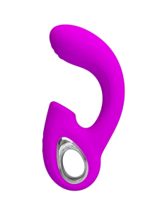 PRETTY LOVE - SIBEL VIBRADOR PUNTO G ESTIMULADOR CLÍTORIS 10 VIBRACIONES MORADO