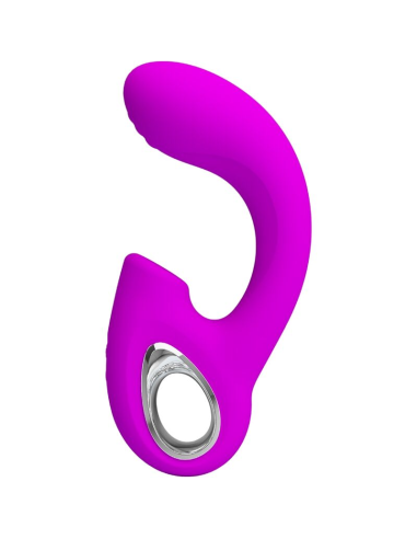 PRETTY LOVE - SIBEL VIBRADOR PUNTO G ESTIMULADOR CLÍTORIS 10 VIBRACIONES MORADO