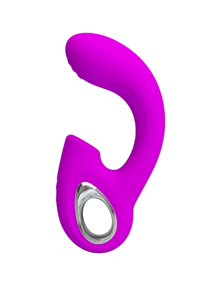 PRETTY LOVE - SIBEL VIBRADOR PUNTO G ESTIMULADOR CLÍTORIS 10 VIBRACIONES MORADO