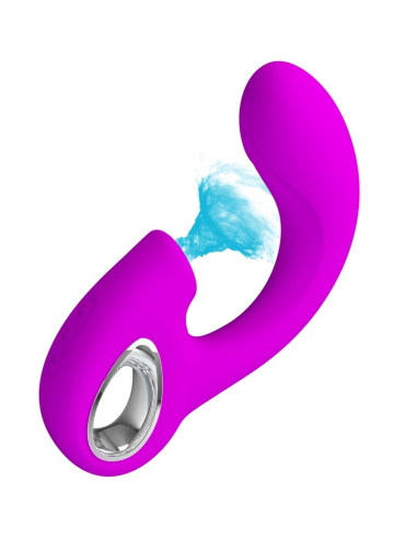 PRETTY LOVE - SIBEL VIBRADOR PUNTO G ESTIMULADOR CLÍTORIS 10 VIBRACIONES MORADO