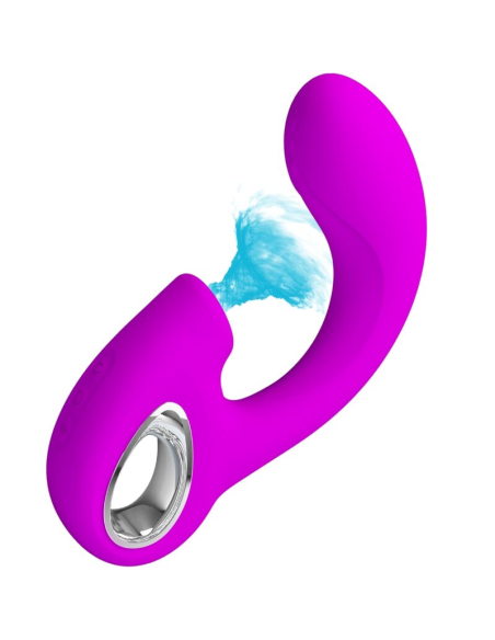 PRETTY LOVE - SIBEL VIBRADOR PUNTO G ESTIMULADOR CLÍTORIS 10 VIBRACIONES MORADO