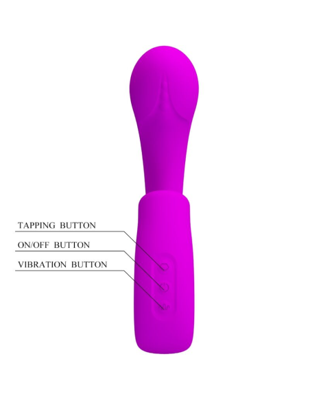 PRETTY LOVE - SIBEL VIBRADOR PUNTO G ESTIMULADOR CLÍTORIS 10 VIBRACIONES MORADO