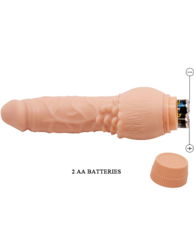 BAILE - BARBARA VIBRADOR REALÍSTICO 19.5 CM NATURAL