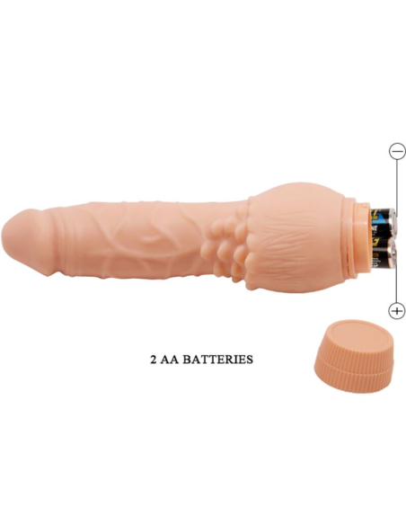 BAILE - BARBARA VIBRADOR REALÍSTICO 19.5 CM NATURAL