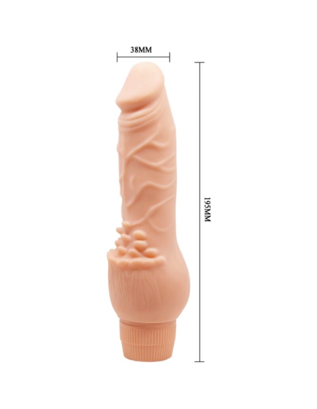 BAILE - BARBARA VIBRADOR REALÍSTICO 19.5 CM NATURAL