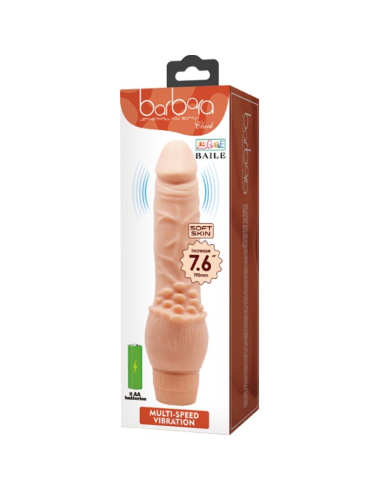 BAILE - BARBARA VIBRADOR REALÍSTICO 19.5 CM NATURAL