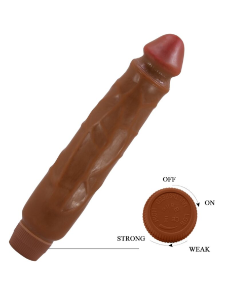 BAILE - JACK VIBRADOR REALÍSTICO 26 CM MULATO