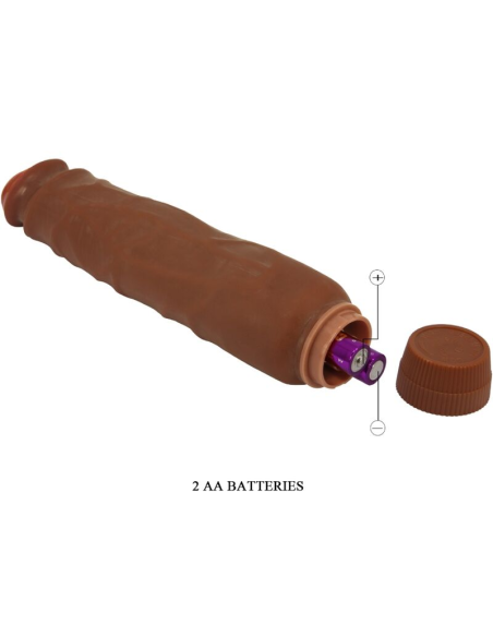 BAILE - JACK VIBRADOR REALÍSTICO 26 CM MULATO