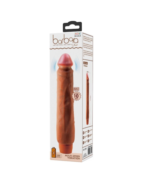 BAILE - JACK VIBRADOR REALÍSTICO 26 CM MULATO