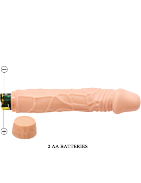 BAILE - BOB VIBRADOR REALÍSTICO 22.5 CM NATURAL