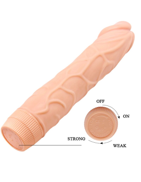 BAILE - BOB VIBRADOR REALÍSTICO 22.5 CM NATURAL