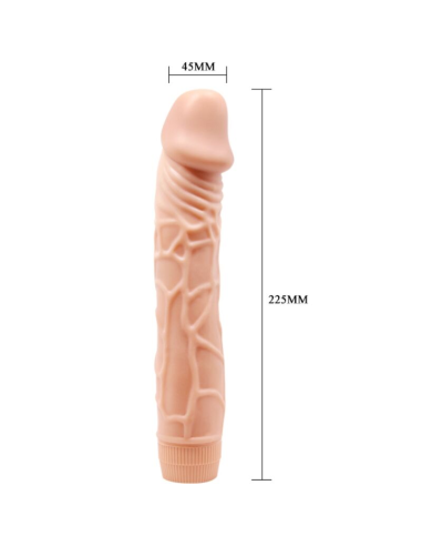 BAILE - BOB VIBRADOR REALÍSTICO 22.5 CM NATURAL