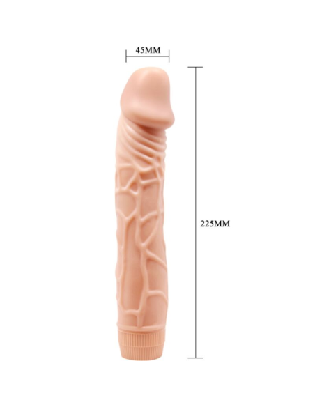 BAILE - BOB VIBRADOR REALÍSTICO 22.5 CM NATURAL