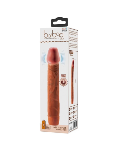 BAILE - BOB VIBRADOR REALÍSTICO 22.5 CM MULATO
