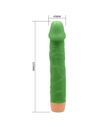 BAILE - BILL VIBRADOR REALÍSTICO 22.5 CM VERDE