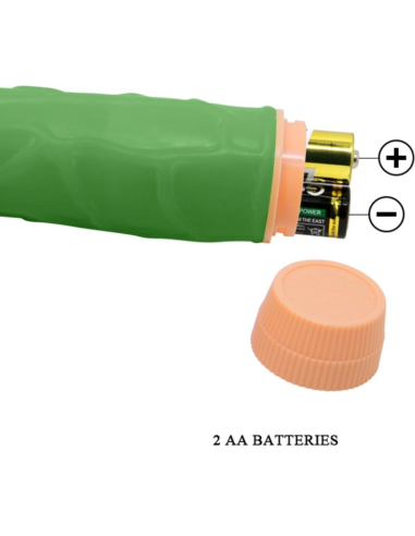 BAILE - BILL VIBRADOR REALÍSTICO 22.5 CM VERDE