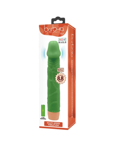 BAILE - BILL VIBRADOR REALÍSTICO 22.5 CM VERDE