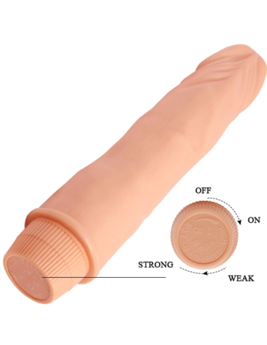 BAILE - DWARF VIBRADOR REALÍSTICO 21 CM NATURAL
