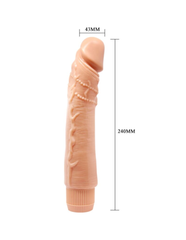 BAILE - DYBBUK VIBRADOR REALÍSTICO 24 CM NATURAL