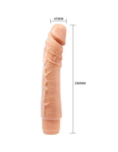 BAILE - DYBBUK VIBRADOR REALÍSTICO 24 CM NATURAL