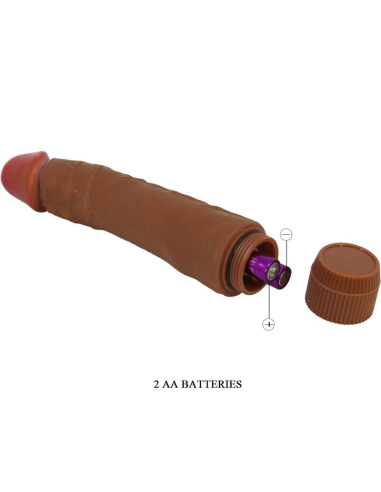 BAILE - DYBBUK VIBRADOR REALÍSTICO 24 CM MULATO