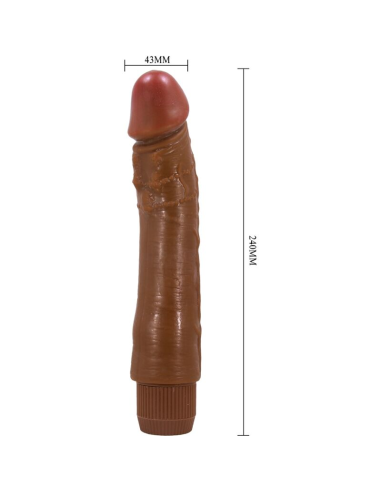 BAILE - DYBBUK VIBRADOR REALÍSTICO 24 CM MULATO