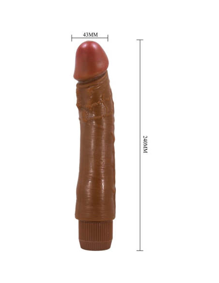 BAILE - DYBBUK VIBRADOR REALÍSTICO 24 CM MULATO