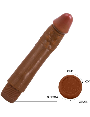BAILE - DYBBUK VIBRADOR REALÍSTICO 24 CM MULATO