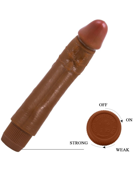 BAILE - DYBBUK VIBRADOR REALÍSTICO 24 CM MULATO