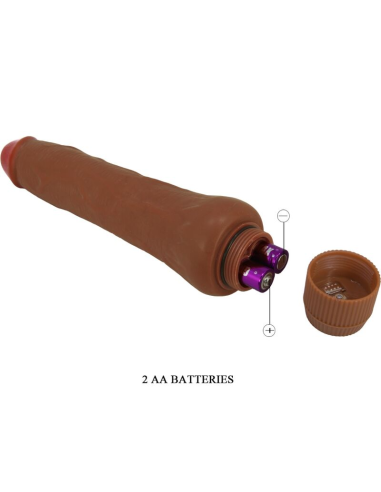 BAILE - DRYAD VIBRADOR REALÍSTICO 25 CM MULATO