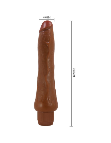 BAILE - DRYAD VIBRADOR REALÍSTICO 25 CM MULATO