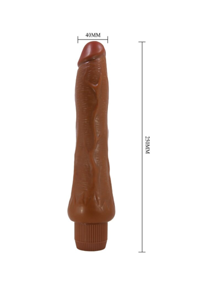 BAILE - DRYAD VIBRADOR REALÍSTICO 25 CM MULATO