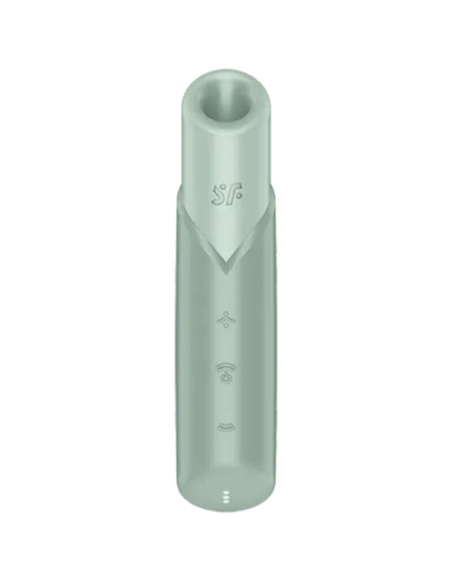 SATISFYER - NAUGHTY KISS ESTIMULADOR CLÍTORIS POR ONDAS VERDE AGUA