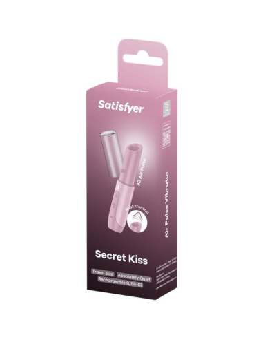 SATISFYER - SECRET KISS ESTIMULADOR CLÍTORIS POR ONDAS ROSA
