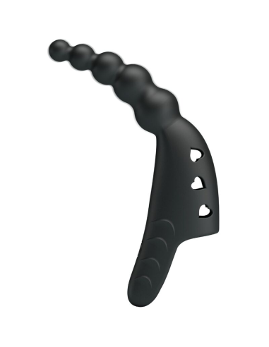 PRETTY LOVE - JORDIN VIBRADOR DE DEDO 10 VIBRACIONES NEGRO