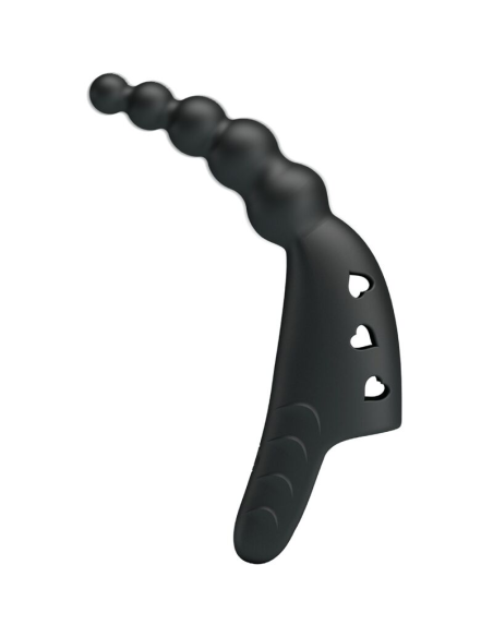 PRETTY LOVE - JORDIN VIBRADOR DE DEDO 10 VIBRACIONES NEGRO