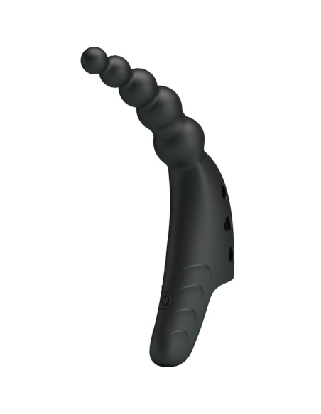 PRETTY LOVE - JORDIN VIBRADOR DE DEDO 10 VIBRACIONES NEGRO