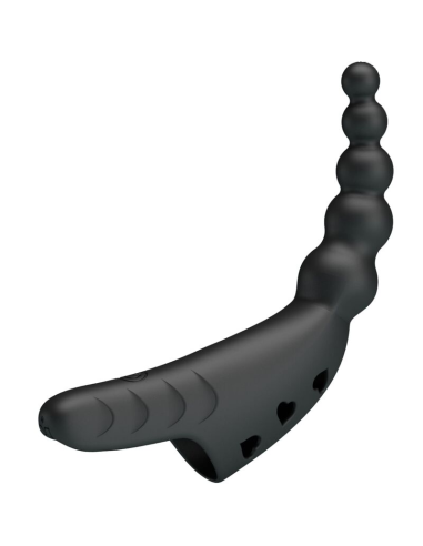 PRETTY LOVE - JORDIN VIBRADOR DE DEDO 10 VIBRACIONES NEGRO