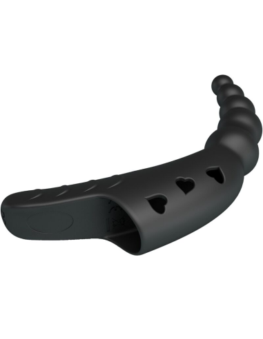 PRETTY LOVE - JORDIN VIBRADOR DE DEDO 10 VIBRACIONES NEGRO
