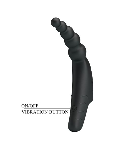 PRETTY LOVE - JORDIN VIBRADOR DE DEDO 10 VIBRACIONES NEGRO