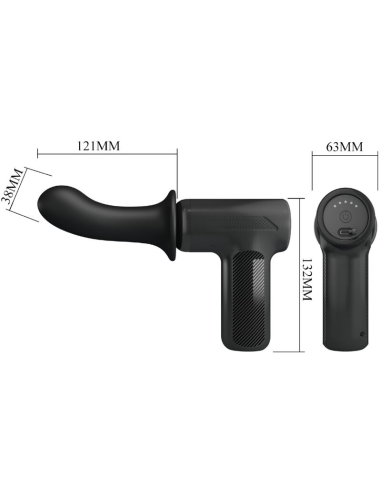 PRETTY LOVE - DJ DOCTOR MASAJEADOR 5 CONFIGURACIONES NEGRO