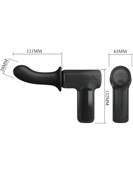 PRETTY LOVE - DJ DOCTOR MASAJEADOR 5 CONFIGURACIONES NEGRO