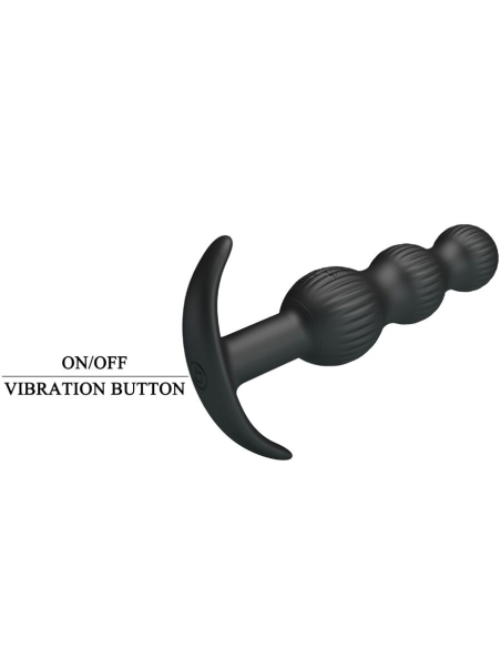 PRETTY LOVE - SIDNEY VIBRADOR ANAL 10 VIBRACIONES NEGRO