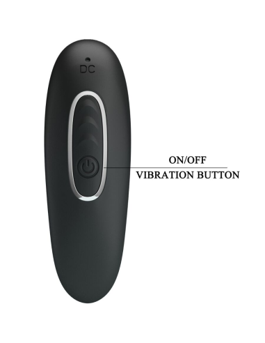 PRETTY LOVE - CORBAN VIBRADOR ANAL 10 VIBRACIONES NEGRO