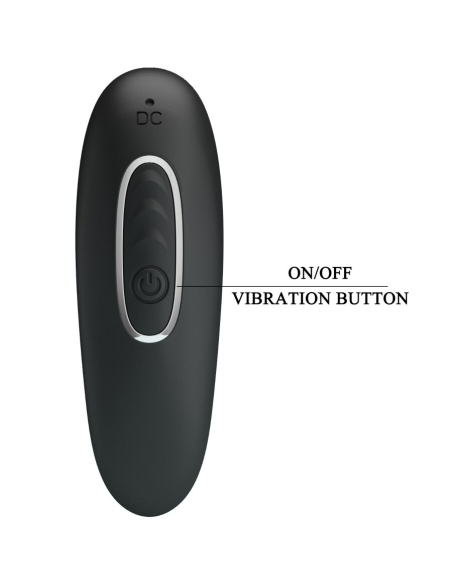 PRETTY LOVE - CORBAN VIBRADOR ANAL 10 VIBRACIONES NEGRO