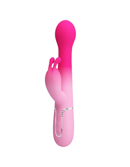 PRETTY LOVE - DEJON VIBRADOR RABBIT 3 EN 1 MULTIFUNCIÓN ROSA
