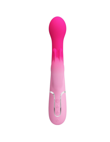 PRETTY LOVE - DEJON VIBRADOR RABBIT 3 EN 1 MULTIFUNCIÓN ROSA